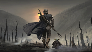 Vas a querer tener todos estos geniales carteles de <i>The Mandalorian</i> al estilo retro